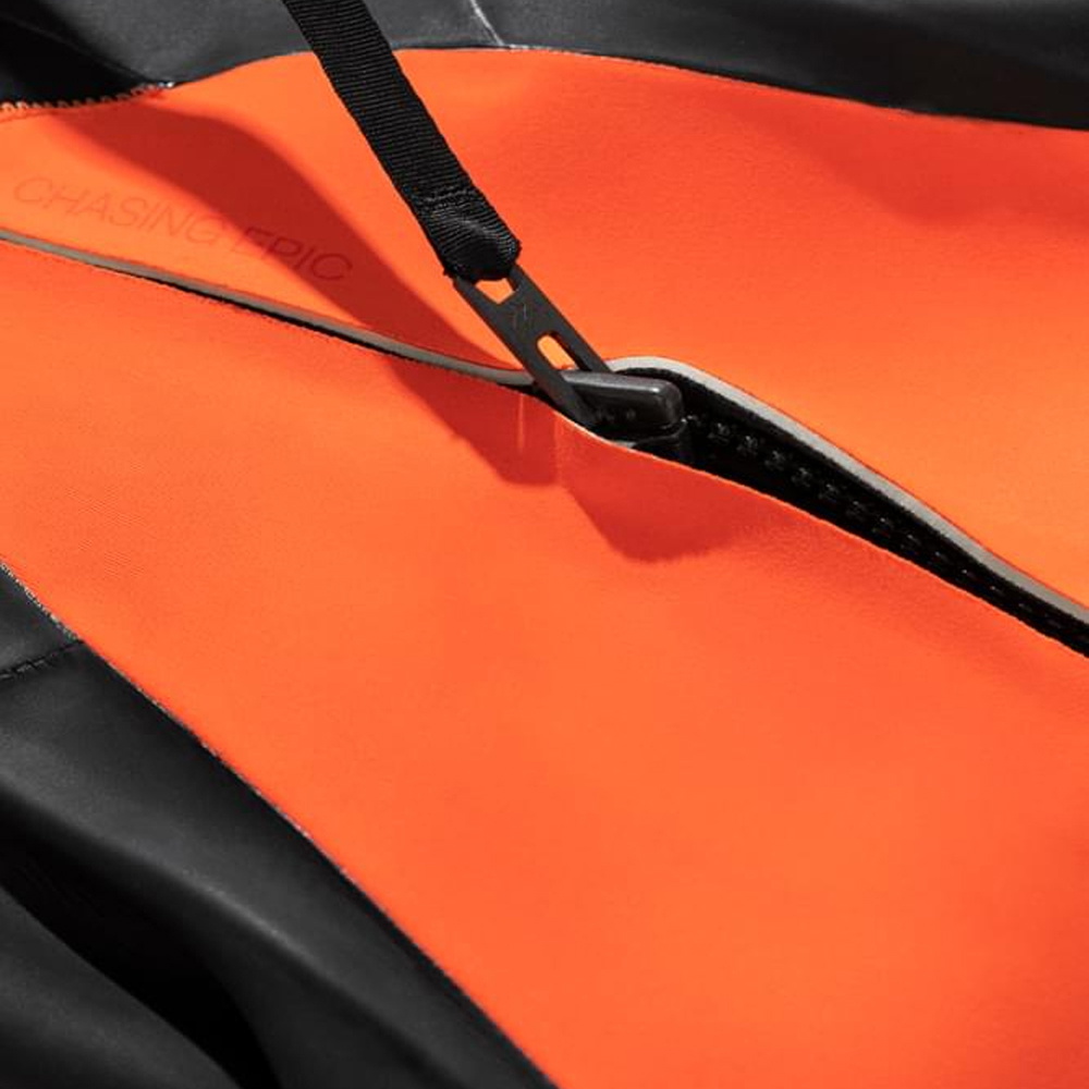 2026 Orca Heren Zeal Hi-Vis Rug Ritssluiting Open Water Swim Wetsuit NN2Z - Black